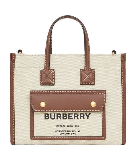 burberry brit canvas tote|burberry mini horseferry canvas tote.